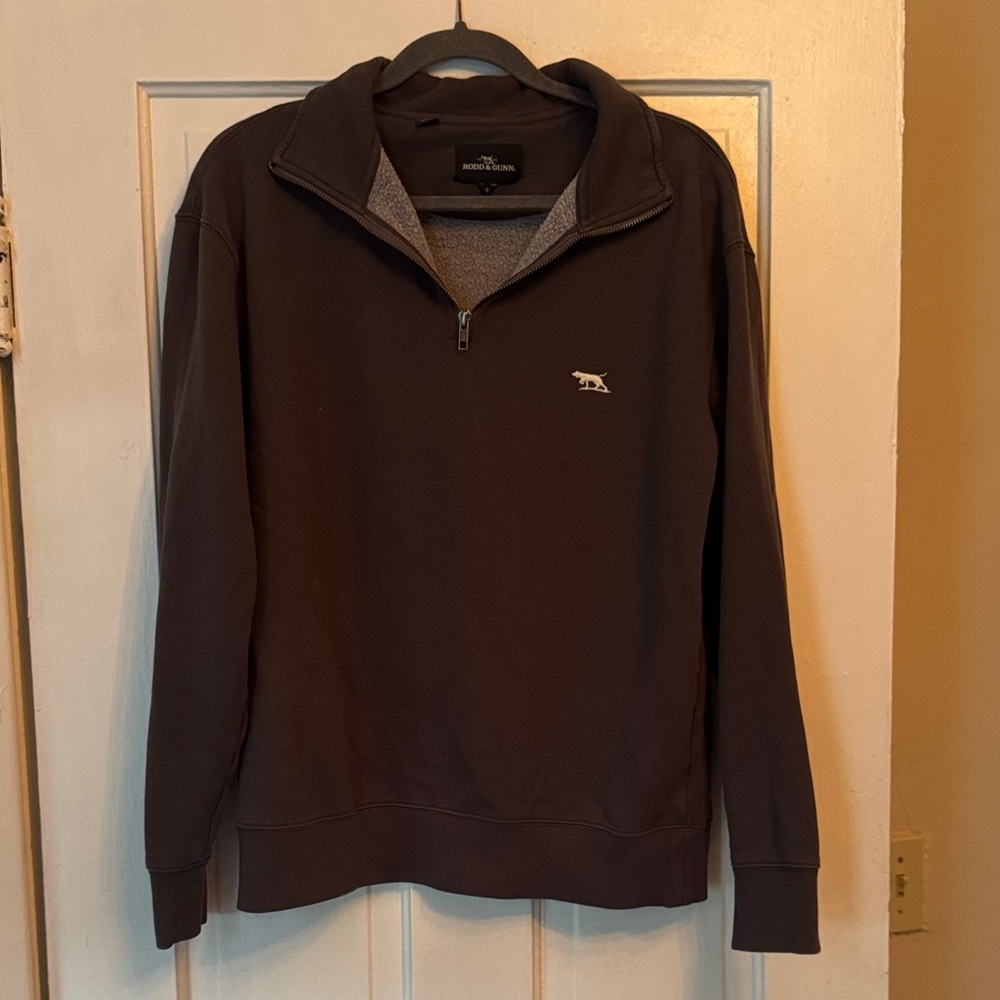 Rodd & Gunn Men's Grey Quarter Zip Sweatshirt